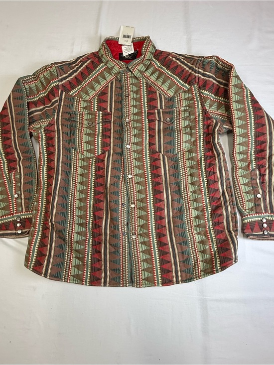 Ralph Lauren Double RL Other - Ralph Lauren Double RL Southwestern Geometric Button-Down - Red, Green, Brown